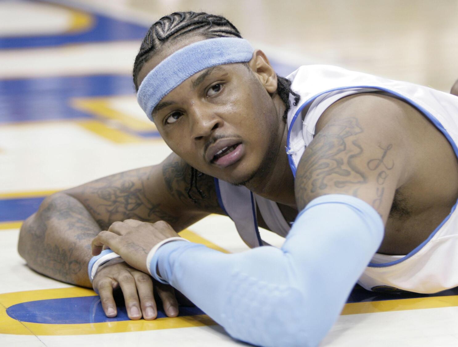 Carmelo anthony no shirt hot sale